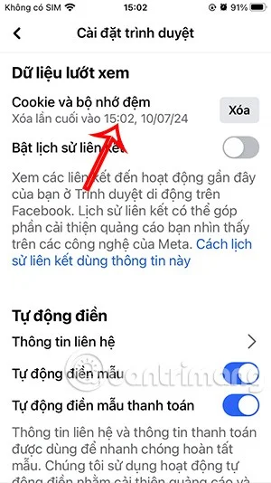 Facebook 캐시를 지우는 방법