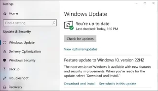 Windows 10 22H2 has been released and here are the new features