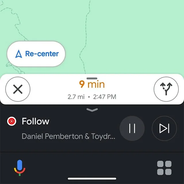 Google Assistent-rijmodus verandert nu in een spraakbalk