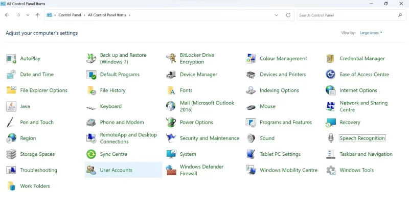 How to change username in Windows 11