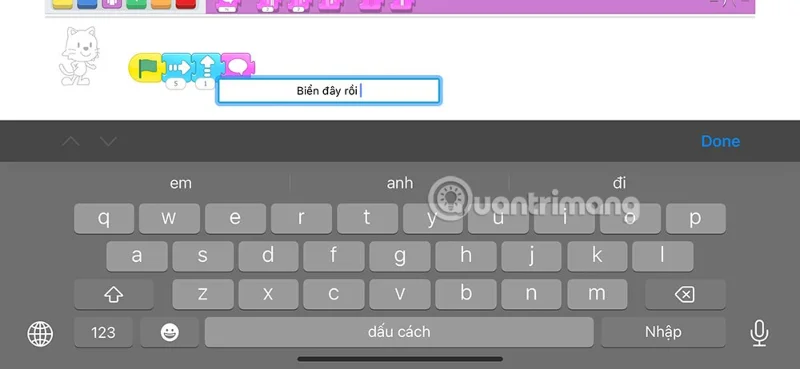 ScratchJR'da animasyonlu sahneler oluşturma talimatları