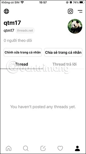 Instruções para criar uma conta no Threads, a mais nova rede social do Meta