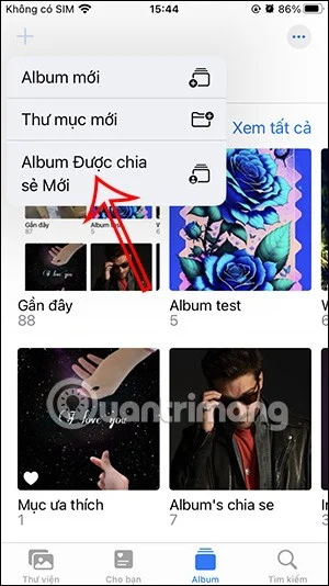 iPhone에서 사진 앨범을 공유하는 방법