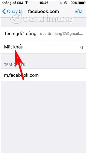 How to view Facebook password on phone, computer