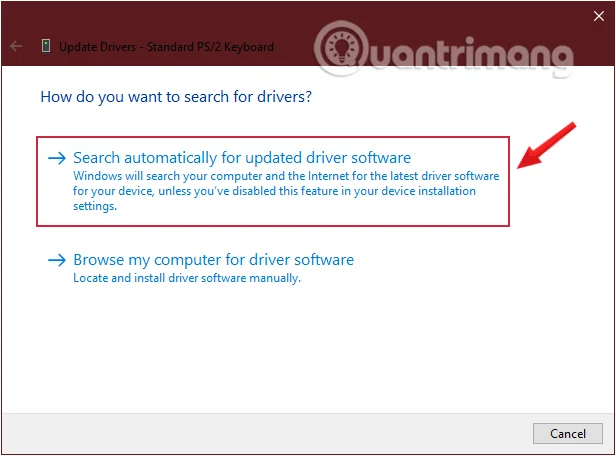 Fix keyboard not working on Windows 10