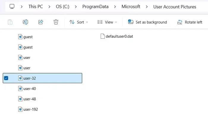 So ändern Sie den Standard-Avatar des Benutzerkontos in Windows