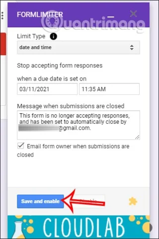How to Limit Responses in Google Forms