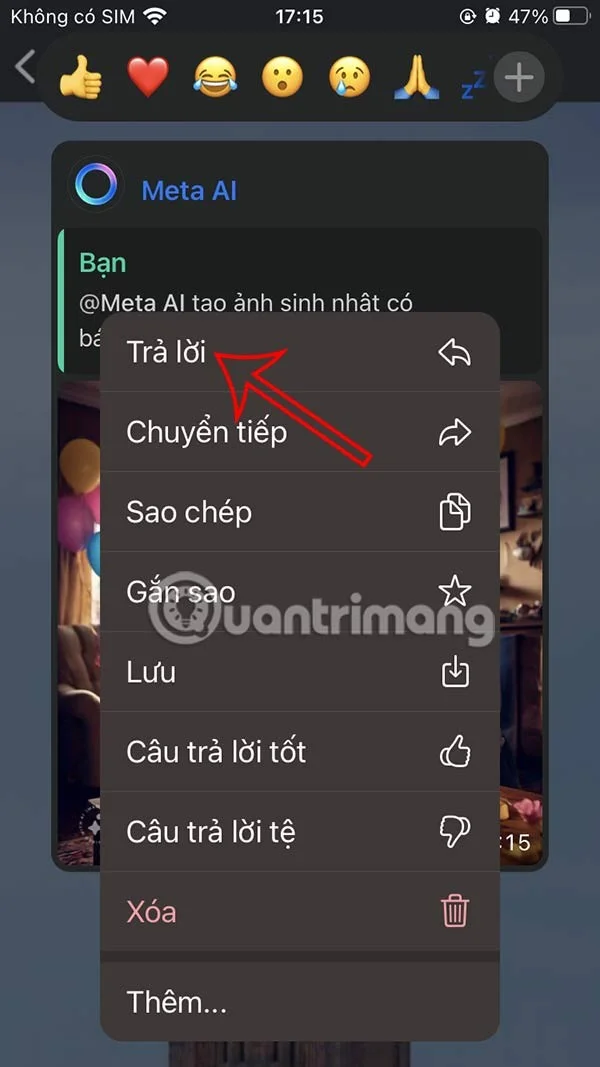 Como criar imagens de IA no chat do WhatsApp