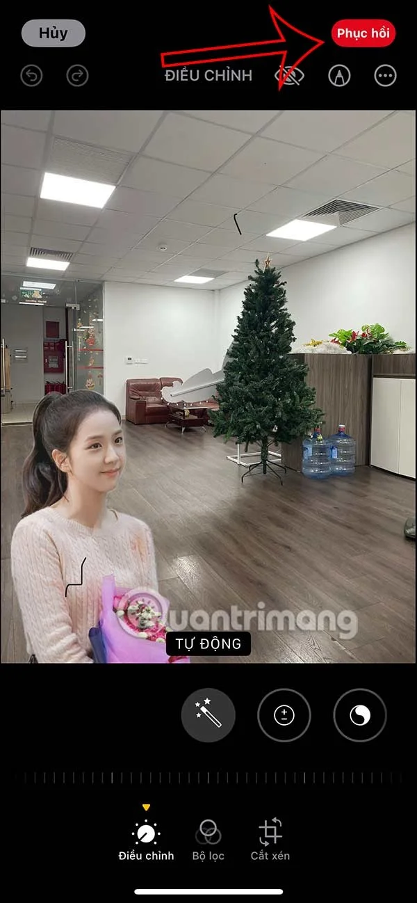 iPhone'da fotoğraflara çıkartma ekleme talimatları
