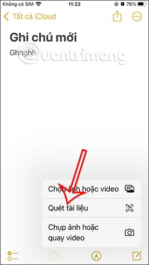 Cómo escanear documentos a PDF usando Note en iPhone