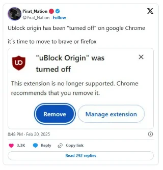 Google Secara Rasmi Mengalih Keluar Sambungan Manifes V2 dalam Chrome