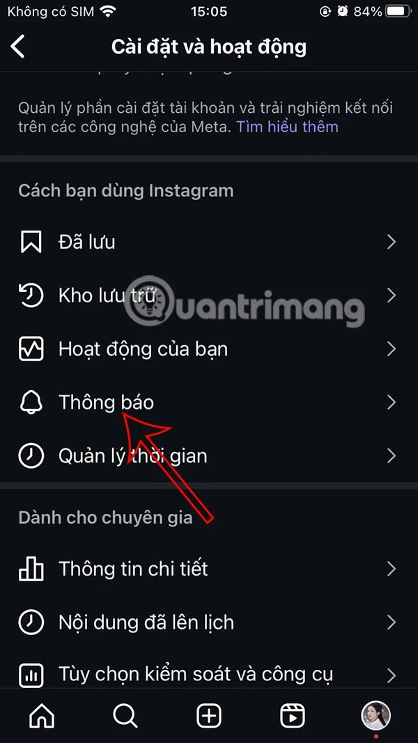 Cómo desactivar las notificaciones de hilos en Instagram