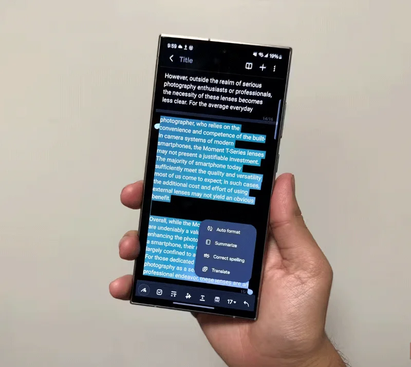 4 razones por las que los usuarios esperan con ansias el Samsung Galaxy S25 Ultra