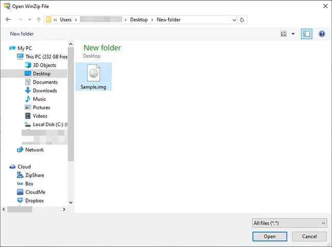 IMG-bestanden uitpakken in Windows en macOS