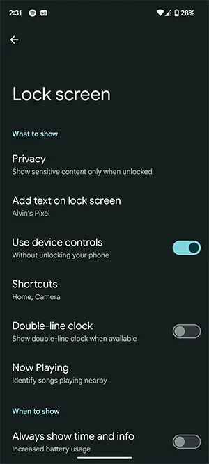 Android 14 Kilit Ekranı Özelleştirme Kılavuzu