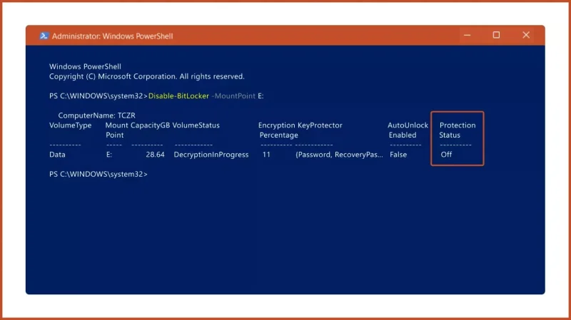 How to Turn Off Bitlocker on Windows 11