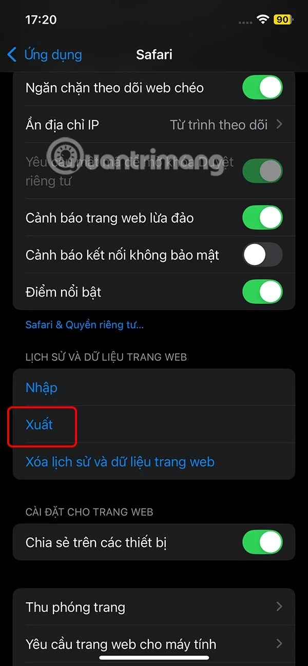 Jak eksportować zakładki Safari z iPhone'a