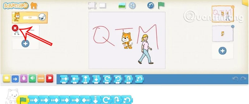 Instruções para adicionar personagens no ScratchJR