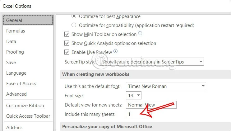 Default settings in Excel that should be changed