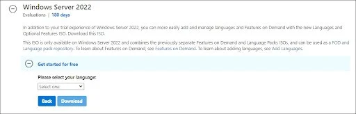 How to install Windows Server 2022