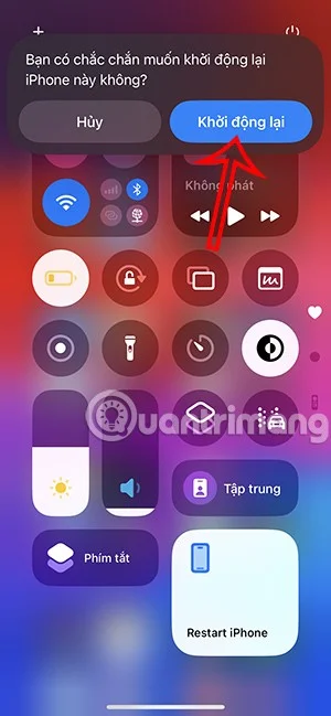 Cum să creați o comandă rapidă Reporniți iPhone în Centrul de control