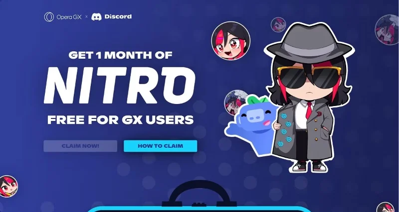 Cómo conseguir un mes de Discord Nitro gratis con Opera GX