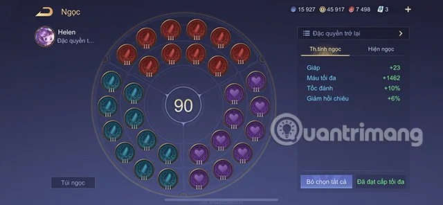 Instruções sobre como jogar Helen temporada S1 2023 Lien Quan Mobile