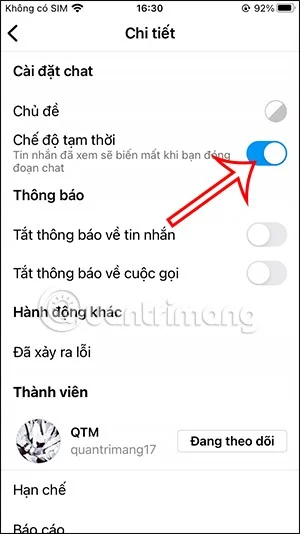 Hoe je de tijdelijke modus op Instagram in- en uitschakelt om automatisch berichten te verwijderen