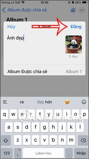 iPhone에서 사진 앨범을 공유하는 방법