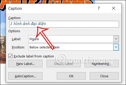 Instruções para inserir legendas para imagens no Word