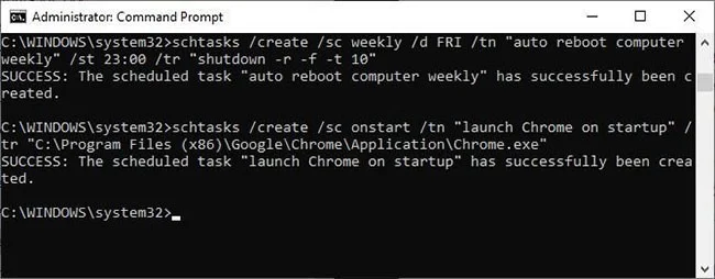 Summary of common Run CMD commands