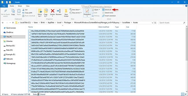 How to download Windows 10 lock screen images from Spotlight to your computer