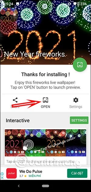 Hoe je live wallpaper-vuurwerk instelt om nieuwjaar 2021 te vieren