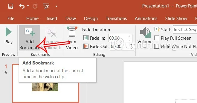 Cómo crear marcadores para vídeos en PowerPoint