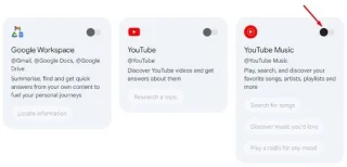 Como encontrar músicas do YouTube Music no Gemini