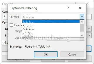 Instruções para inserir legendas para imagens no Word