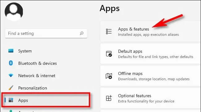 Windows 11'de uygulamalar nasıl kaldırılır