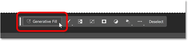 Cómo crear un efecto de reflejo de agua usando relleno generativo en Photoshop