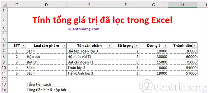 Función SUBTOTAL: Calcula el valor total de una lista filtrada en Excel