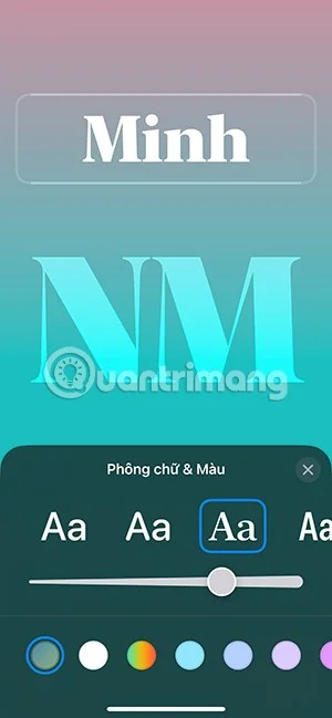 Como criar um pôster de contato com monograma no iPhone