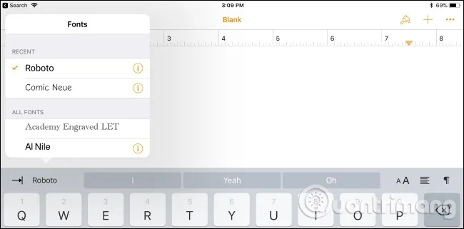 Instructies voor het installeren van lettertypen op iPhone en iPad