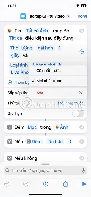 iPhone'da video GIF'e nasıl dönüştürülür