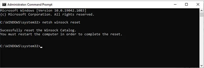 How to fix network adapter not found error on Windows 10