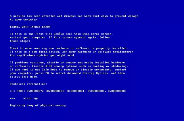 How to fix Kernel Data Inpage Error on Windows