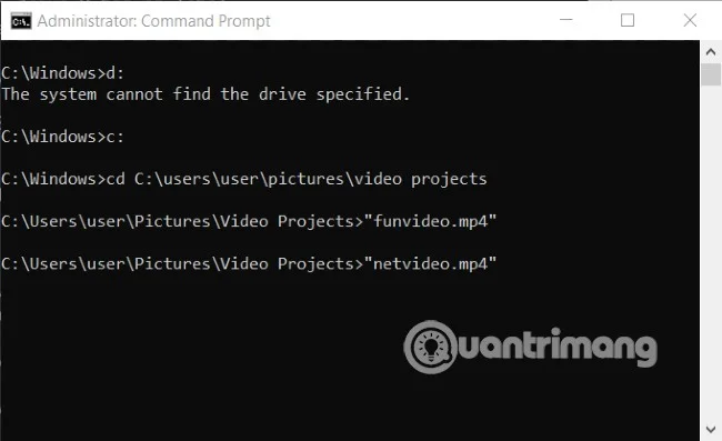 How to find and open files using Command Prompt