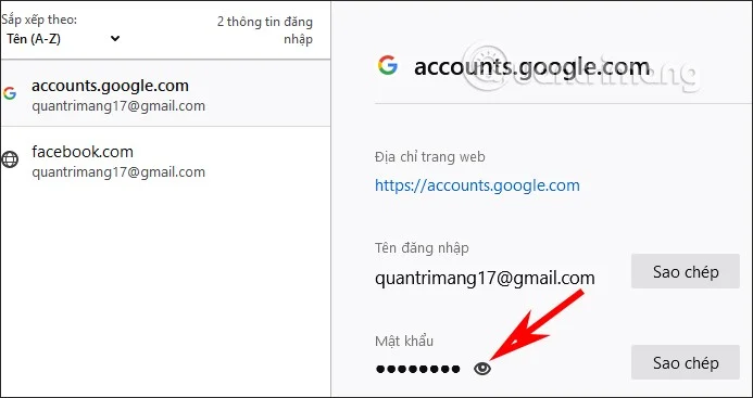 How to view Facebook password on phone, computer