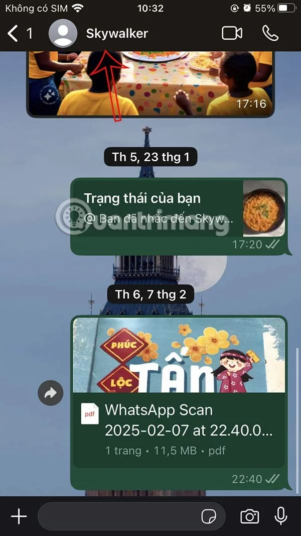 Instrucciones para configurar el fondo de pantalla del chat en WhatsApp