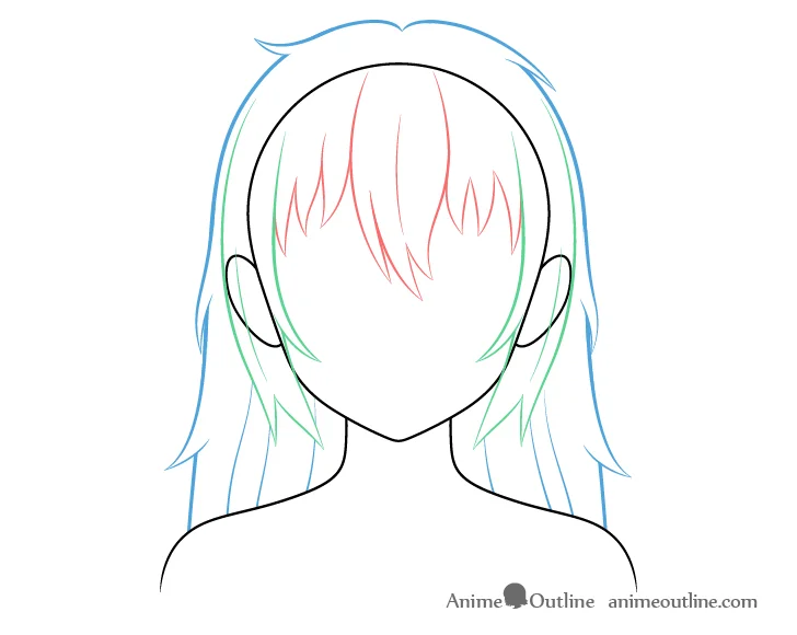Hoe je warrig haar tekent voor anime/manga-personages