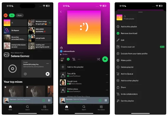 Spotify permite a los usuarios disfrutar de sus listas de reproducción jugando a Snake
