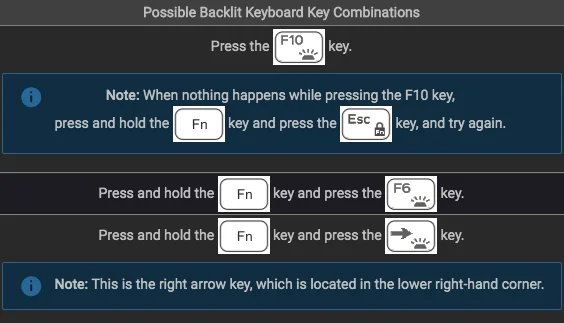 Windows 10でノートパソコンのキーボードライトをオンにする方法、キーボードバックライトを有効にする方法